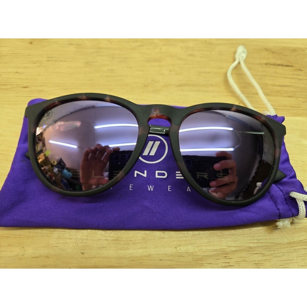 Blenders North Park "Rosemary Beach" Tort-Purple Polarized Sunglasses